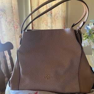 Coach legacy jacquard Canva shoulder bag 28895 beechwood gold tote